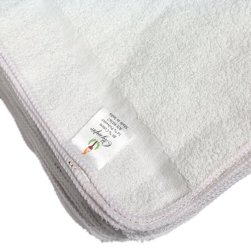 Washcloth Olympic Elegance 12 X 12 Inch White Reusable 106302