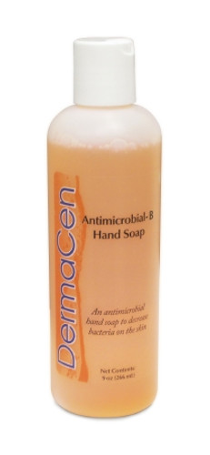 Antimicrobial Soap DermaCen Antimicrobial-B Liquid 9 oz. Bottle Mild Scent 23043