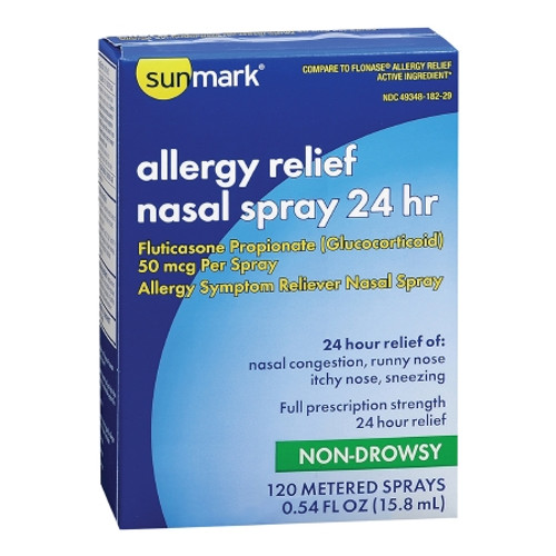 Allergy Relief sunmark 24 Hour 50 mcg Strength Nasal Spray 0.54 oz. 49348018229