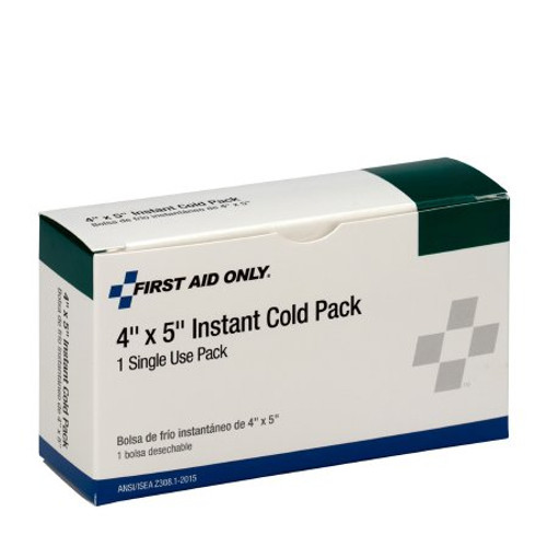 Instant Cold Pack First Aid Only General Purpose 4 X 5 Inch Plastic / Urea / Water Disposable B503-5