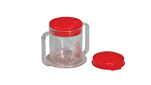Drinking Mug 10 oz. Clear Plastic Reusable 83158