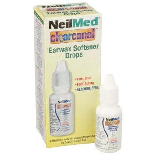 Ear Wax Remover NeliMed 0.5 oz. Otic Drops 6.5% Strength Carbamide Peroxide Q339-05-NEI