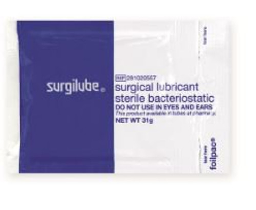 Lubricating Jelly - Carbomer free Surgilube 31 Gram Individual Packet Sterile 281020557-288