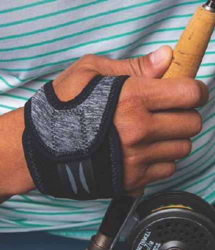Hand Orthosis The Handcuff Low Profile Foam / Nylon Polyester Blend / Spandex / Stainless Steel Mesh Left or Right Hand Black / Gray Small 1010-S Hand Orthosis The Handcuff Low Profile Foam / Nylon Polyester Blend / Spandex / Stainless Steel Mesh Left or Right Hand Black / Gray Small 1010-S