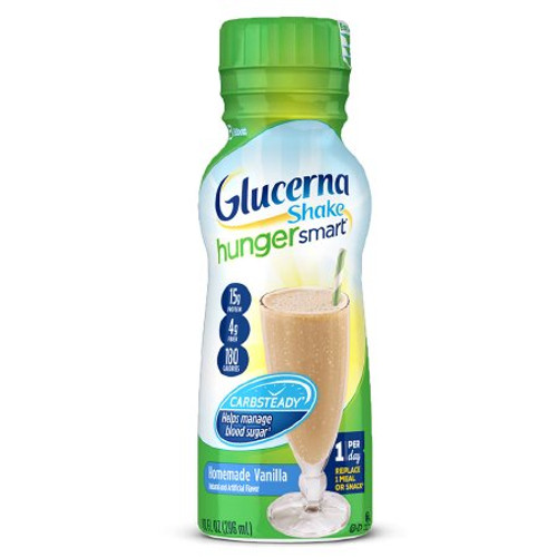 Oral Supplement Glucerna Hunger Smart Creamy Strawberry Flavor Ready to Use 10 oz. Bottle 66534