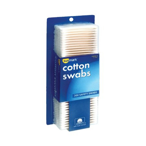 Swabstick sunmark Cotton Tip Paper Shaft NonSterile 300 per Pack 10939015622