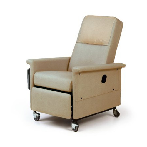 Medical Manual Recliner McKesson Natural Four 3 Inch Casters MCK596T09-TF7