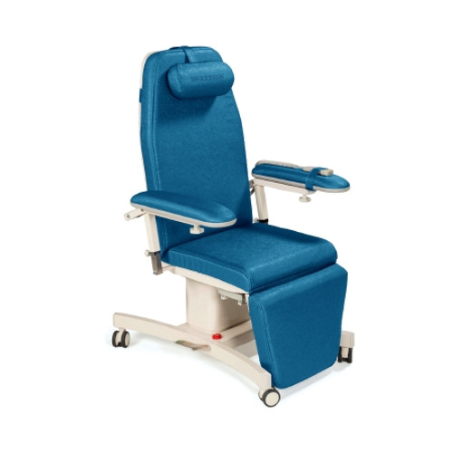Infusion Chair McKesson Colonial Blue Four 3 Inch Casters MCKELV8T45