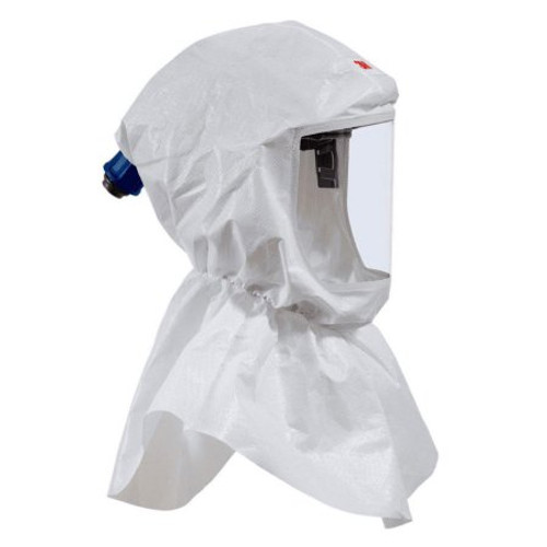 3M Versaflo Air Purifying Respirator Hood Kit Pull On Closure One Size Fits Most White S-655
