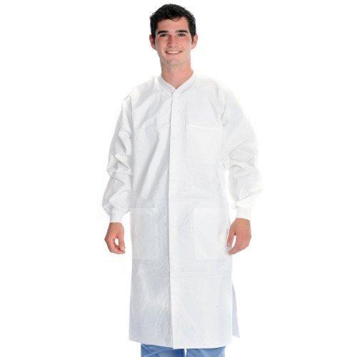 Lab Coat ValuMax Extra-Safe White X-Large Knee Length Limited Reuse 3660WHXL-K