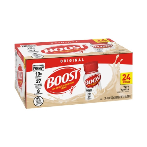 Oral Supplement Boost Original Very Vanilla Flavor Ready to Use 8 oz. Bottle 12324319