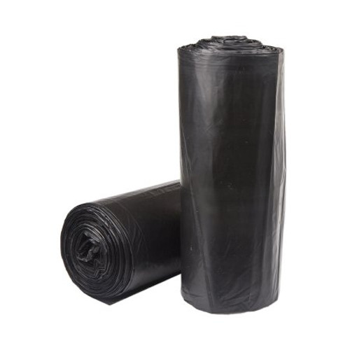 Trash Bag McKesson 60 gal. Black LLDPE 1.4 Mil. 38 X 58 Inch Star Seal Bottom Coreless Roll WSLW3858SHK