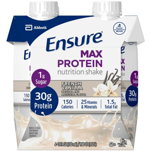 Oral Protein Supplement Ensure Max Protein Nutrition Shake Mixed Berry Flavor Ready to Use 11 oz. Carton 67281