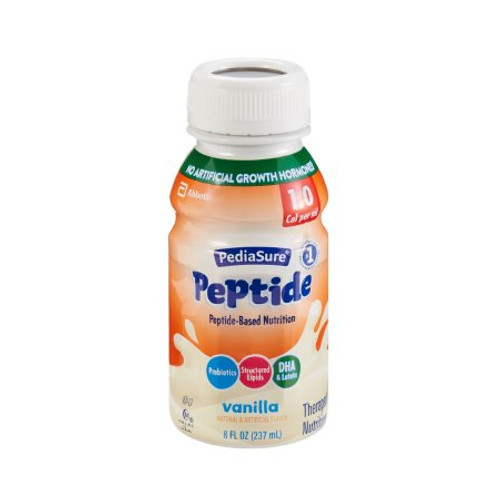 Pediatric Oral Supplement / Tube Feeding Formula PediaSure Peptide 1.0 Cal Vanilla Flavor 8 oz. Bottle Ready to Use 67407