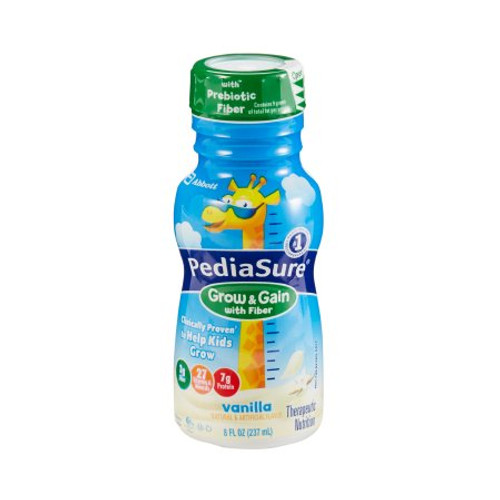 Pediatric Oral Supplement PediaSure Grow Gain with Fiber Vanilla Flavor 8 oz. Bottle Ready to Use 67531
