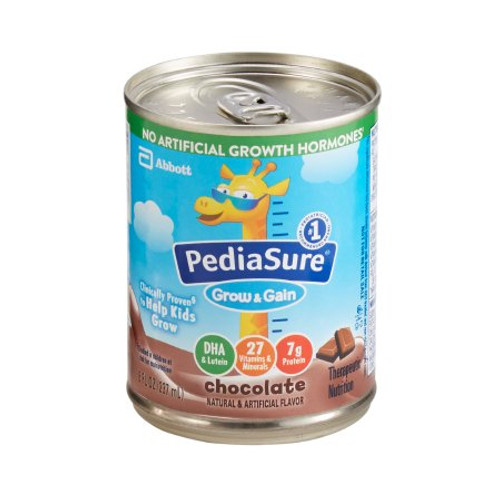 Pediatric Oral Supplement PediaSure Grow Gain Chocolate Flavor 8 oz. Can Ready to Use 67523
