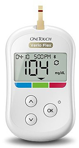 Blood Glucose Meter One Touch 5 Second Results Stores Up To 500 Results with Date and Time No Coding Required 024044 Each/1