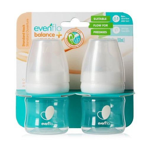 Baby Bottle Evenflo Feeding Balance Standard Neck 2 oz. Plastic 1092211