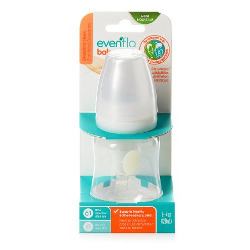 Baby Bottle Evenflo Feeding Balance Standard Neck 4 oz. Plastic 1094111