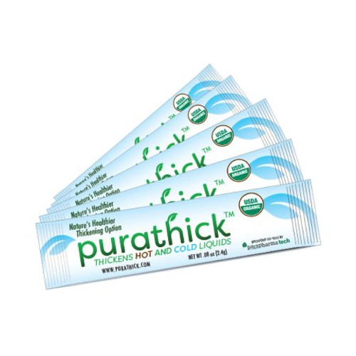 Beverage Thickener purathick 2.4 Gram Individual Packet Unflavored Powder Consistency Varies By Preparation WHO-PUR-003