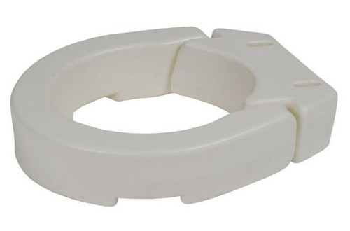 Raised Toilet Seat 3-1/2 Inch Height White 250 lbs. Weight Capacity RTL12607 Each/1