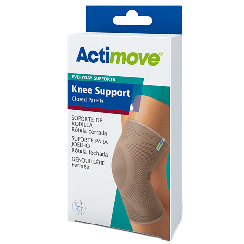 Knee Support Actimove Everyday Supports Medium Pull-On 14-1/4 to 16-1/4 Inch Knee Circumference Left or Right Knee 7557537 Each/1