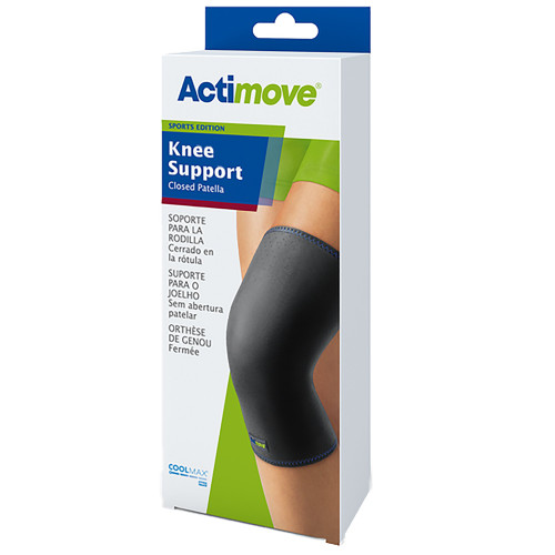 Knee Support Actimove Sports Edition 3X-Large Pull-On 24 to 26 Inch Thigh Circumference Left or Right Knee 7558633 Each/1 Knee Support Actimove Sports Edition 3X-Large Pull-On 24 to 26 Inch Thigh Circumference Left or Right Knee 7558633 Each/1