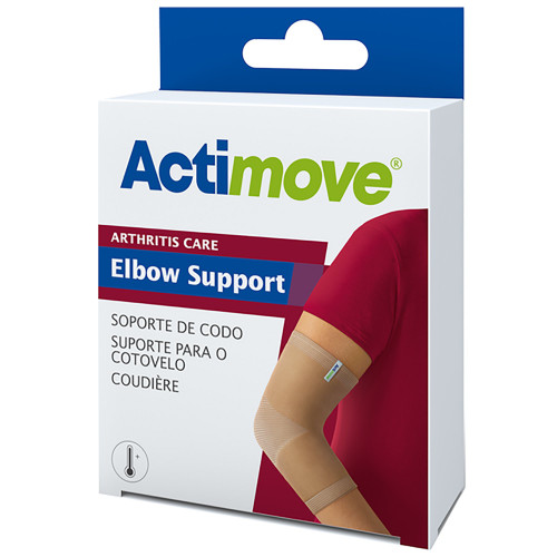 Elbow Support Actimove Small Pull-On Sleeve Left or Right Elbow 7-3/4 to 9 Inch Circumference Beige 7561430 Each/1