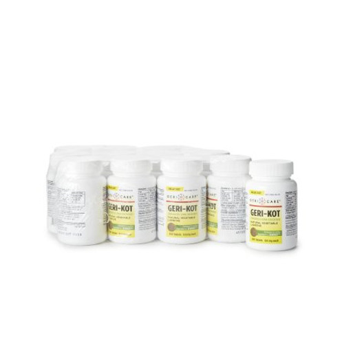 Stool Softener Geri-Care Geri-Kot Tablet 200 per Bottle 8.6 mg Strength Sennosides 451-20-GCP