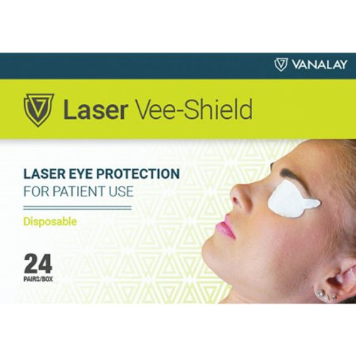 Laser Eye Protector Vee-Shield One Size Fits Most Adhesive 816023 Box/24