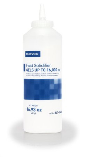 Fluid Solidifier McKesson 16 000cc Spout Cap Bottle 16 oz. 547-16000