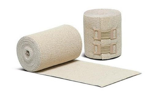 Compression Bandage LoPress 2-3/10 X 5-2/5 Yard Standard Compression Clip Detached Closure Tan NonSterile 42200000