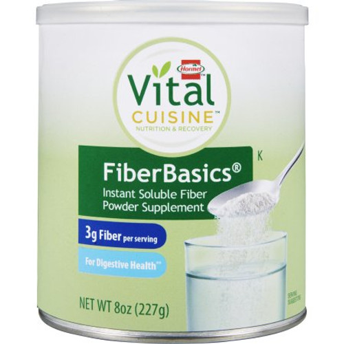 Oral Fiber Supplement Hormel Vital Cuisine FiberBasics Unflavored Powder 8 oz. Can 16925 Case/4