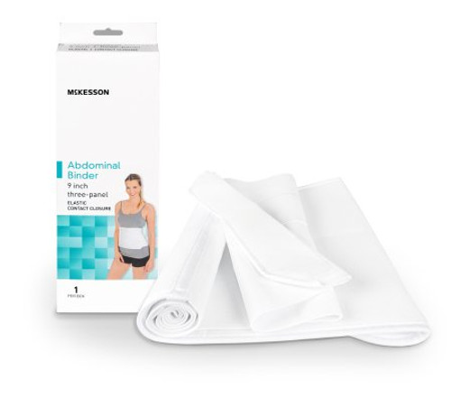Abdominal Support McKesson Medium / Large Hook and Loop Closure 45 to 62 Inch Waist Circumference 9 Inch Adult 155-79-89071 Each/1