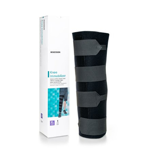 Knee Immobilizer McKesson X-Large Elastic Contact Strap Up to 36 Inch Thigh Circumference 24 Inch Length Left or Right Knee 155-79-96024 Each/1