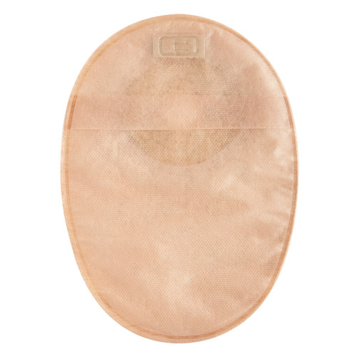 Filtered Ostomy Pouch Esteem One-Piece System 8 Inch Length 1-3/16 Inch Stoma Closed End Flat Pre-Cut 421688 Box/30