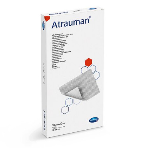 Wound Contact Layer Dressing Atrauman Non-Petroleum 4 X 8 Inch Sterile 499536 Box/30