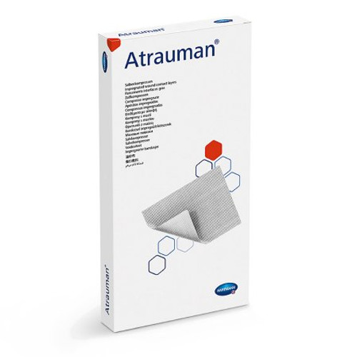 Wound Contact Layer Dressing Atrauman Non-Petroleum 8 X 12 Inch Sterile 499515 Box/10