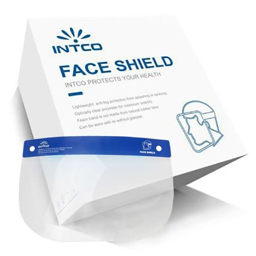 Face Shield One Size Fits Most Full Length Anti-fog Disposable NonSterile INF S229