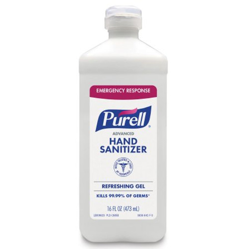 Hand Sanitizer Purell Advanced 16 oz. Ethyl Alcohol Gel Bottle 9636-12-S