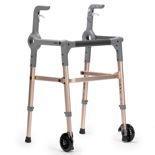 Walker with Wheels Adjustable Height Roami Aluminum Frame 300 lbs. Weight Capacity 34 to 39 Inch Height 7102763 Each/1