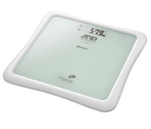 Floor Scale A D Medical Digital Display 330 lbs. Capacity Chrome Battery Operated UC-351PBT-CI Each/1