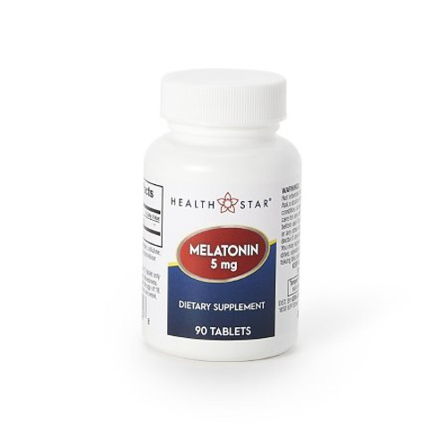 Natural Sleep Aid Geri-Care HealthStar 90 per Bottle Tablet 5 mg 834-09-HST