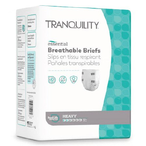 Unisex Adult Incontinence Brief Tranquility Essential X-Large Disposable Heavy Absorbency 2747