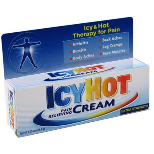 Topical Pain Relief Icy Hot 10% - 30% Strength Menthol / Methyl Salicylate Cream 1.25 oz. 04116700883 Each/1