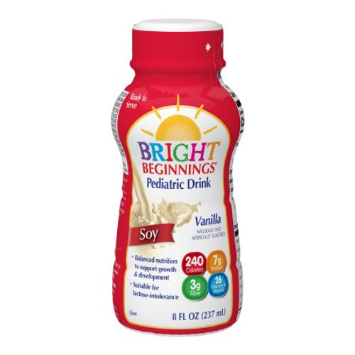 Pediatric Oral Supplement Bright Beginnings Vanilla Flavor 8 oz. Bottle Ready to Use 3566312
