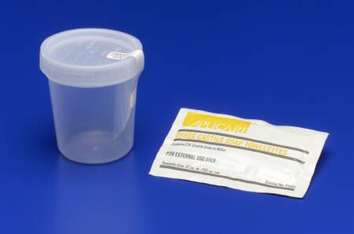 Urine Specimen Collection Kit Curity 4.5 oz. Specimen Collection Container 5204 Case/48