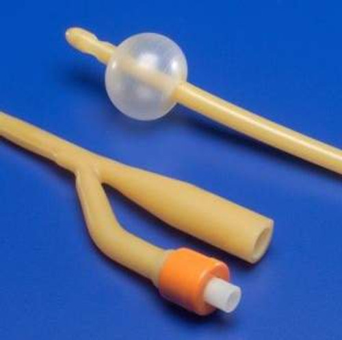 Foley Catheter Ultramer 3-Way Standard Tip 30 cc Balloon 18 Fr. Hydrogel Coated Latex 2819-