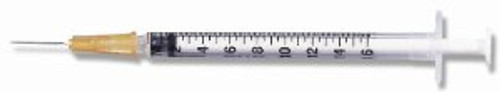Syringe with Hypodermic Needle PrecisionGlide Sub-Q 1 mL 26 Gauge 5/8 Inch Detachable Needle Without Safety 309597