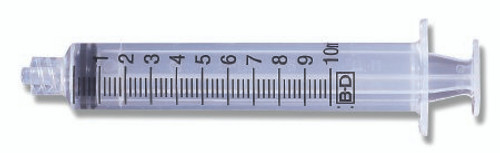 General Purpose Syringe BD Luer-Lok 10 mL Individual Pack Luer Lock Tip Without Safety 309604